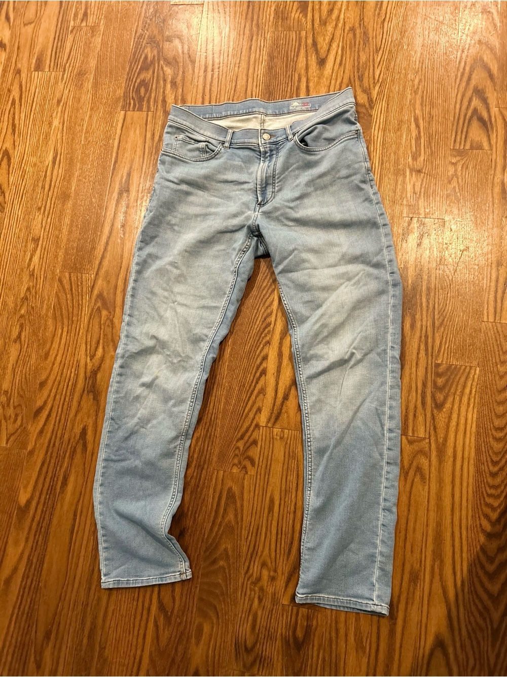 Faherty Light Blue Slim Straight Men’s Jeans